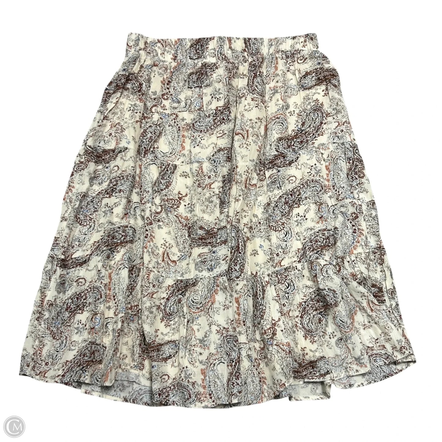 Skirt Midi By Sundance In Brown & Cream, Size: 0