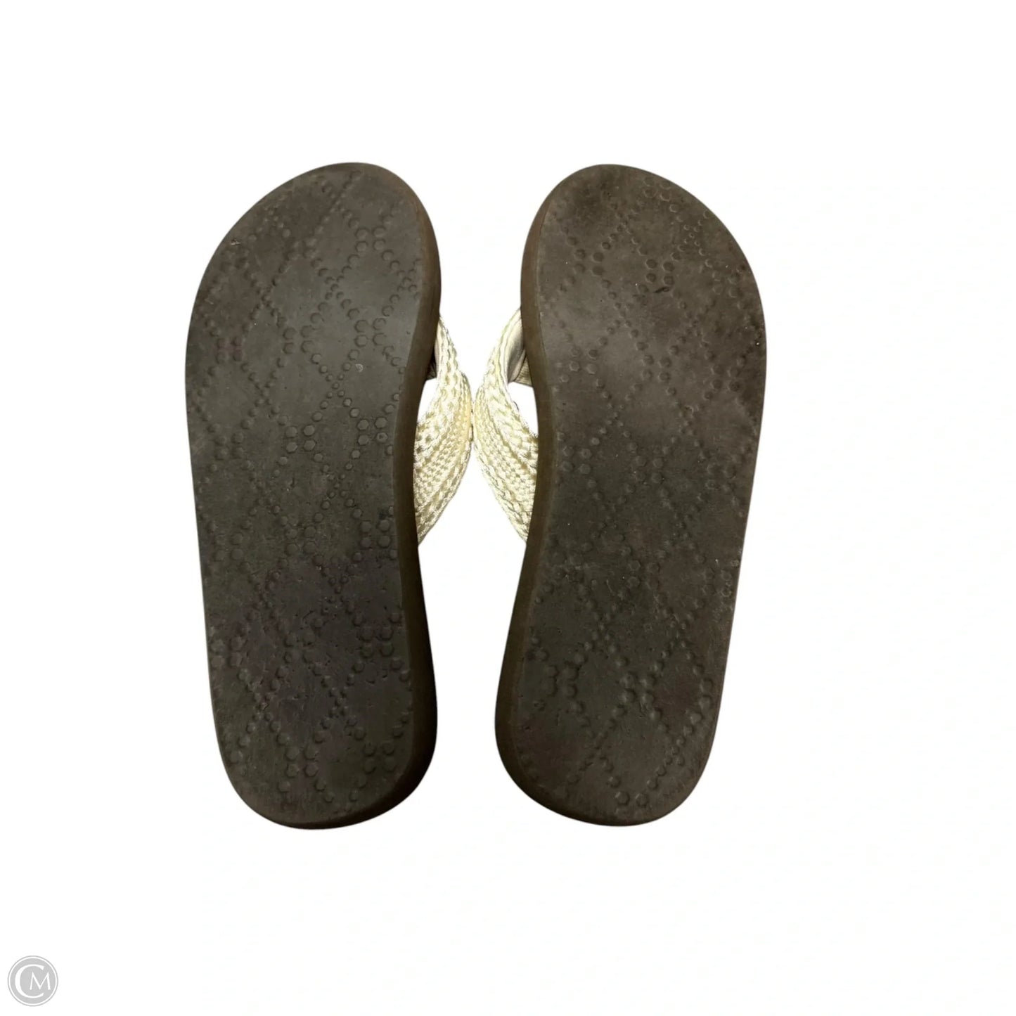 Sandals Flats By Skechers In Brown & Cream, Size: 7