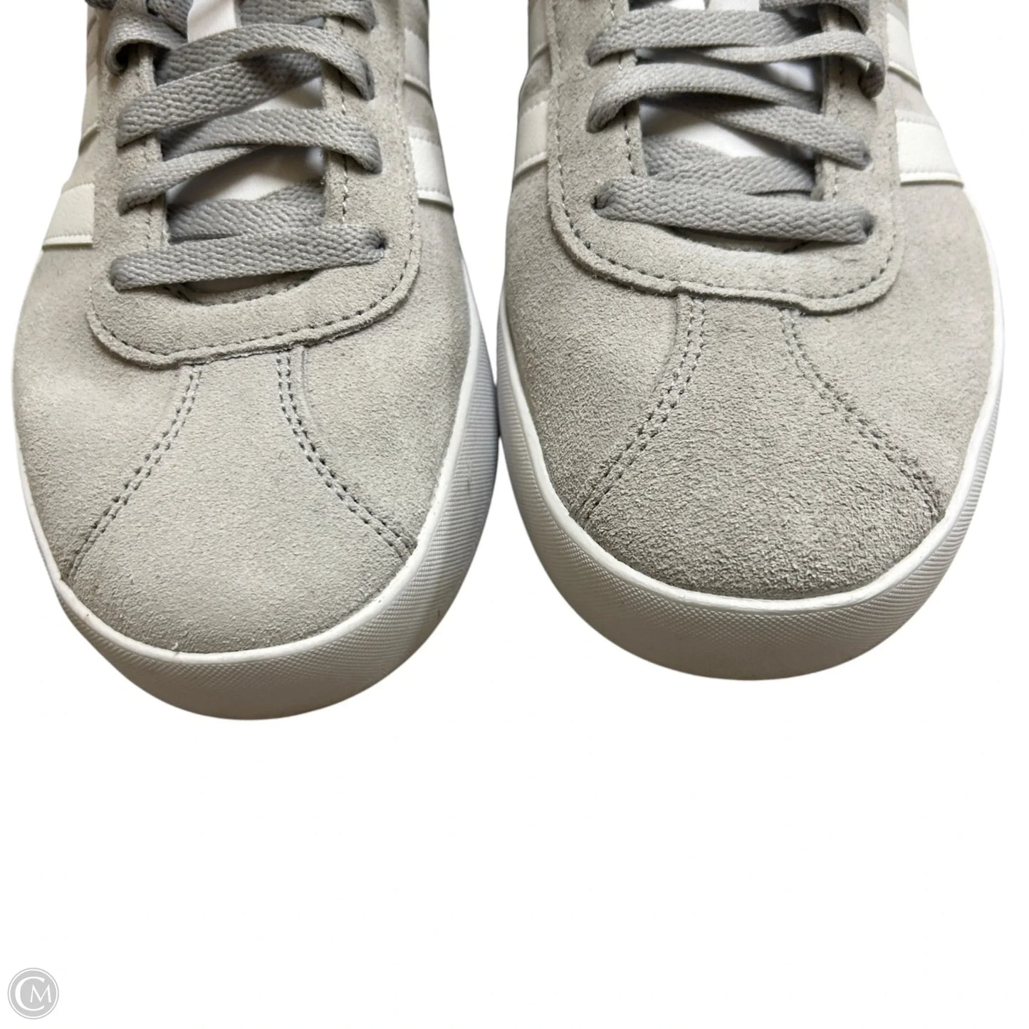 Shoes Sneakers By Adidas In Grey & White, Size: 8.5