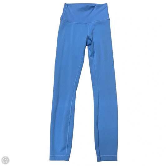 Athletic Leggings By Lululemon In Blue, Size: 2
