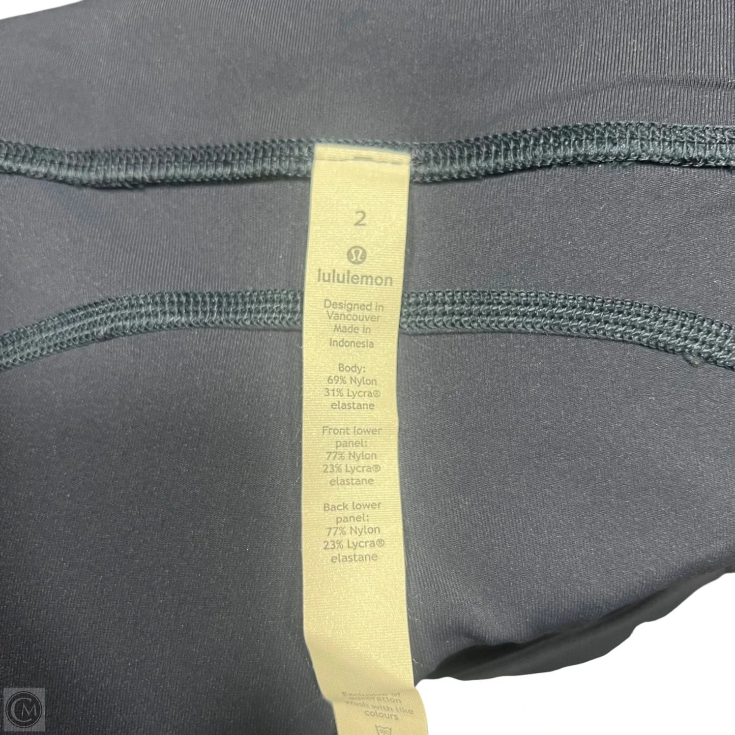 Athletic Leggings By Lululemon In Blue, Size: 2
