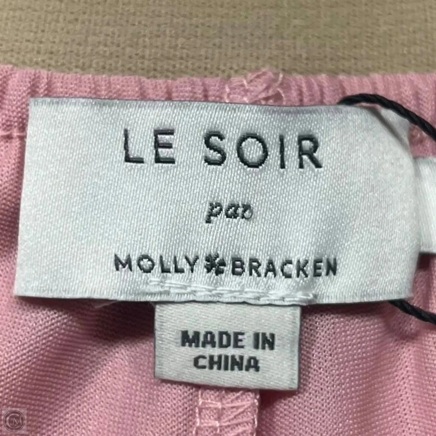 Skirt Maxi By Molly Bracken In Gold & Pink, Size: 12