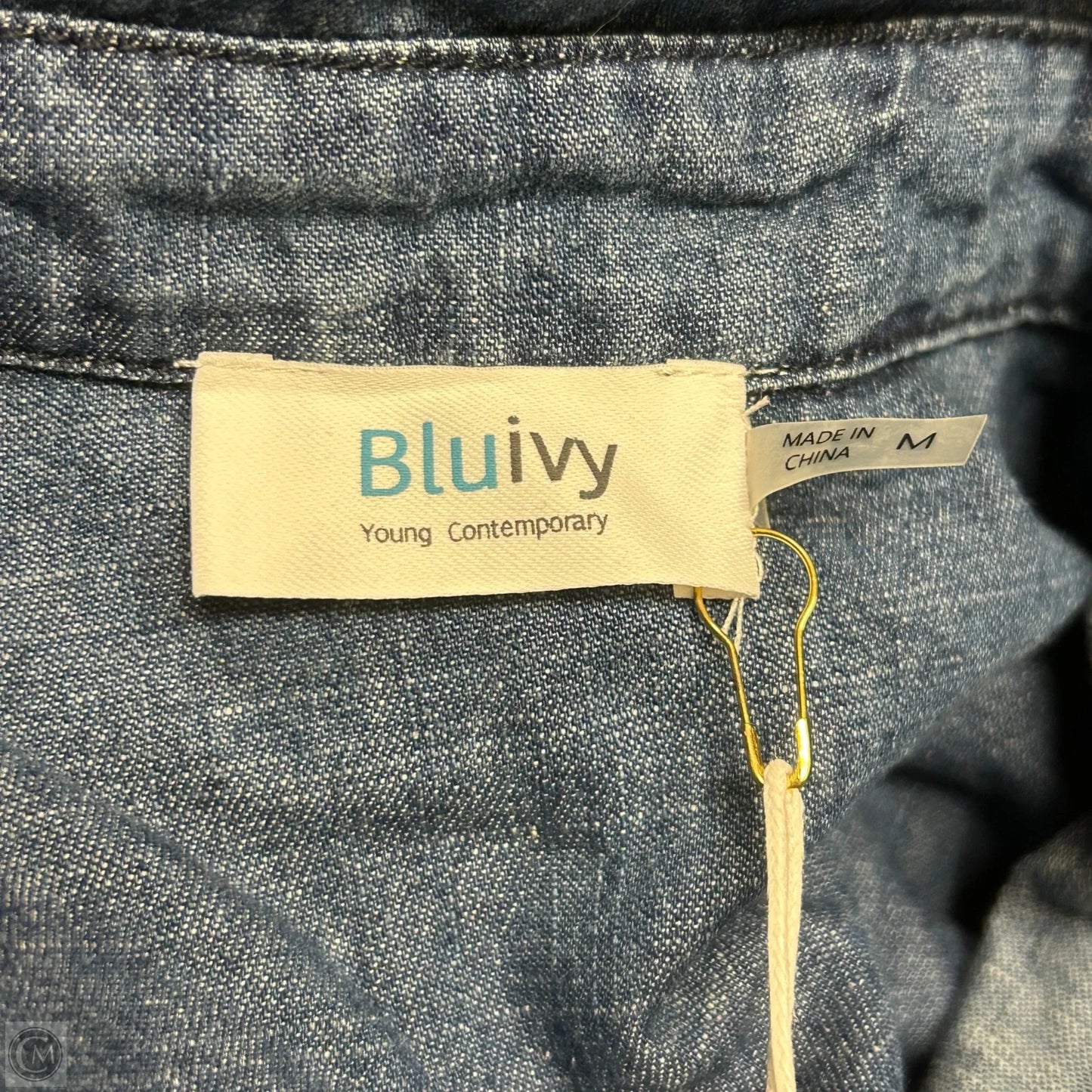 Dress Casual Maxi By Bluivy In Blue Denim, Size: M