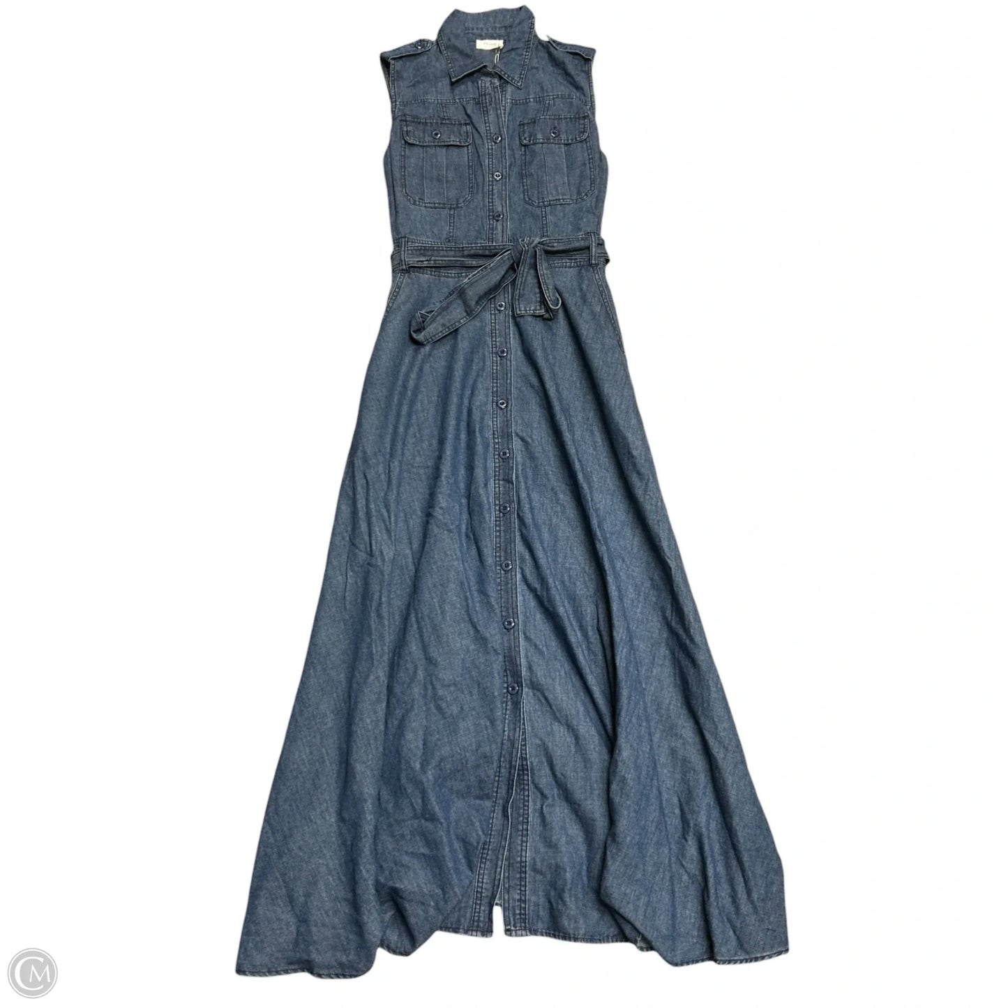 Dress Casual Maxi By Bluivy In Blue Denim, Size: S