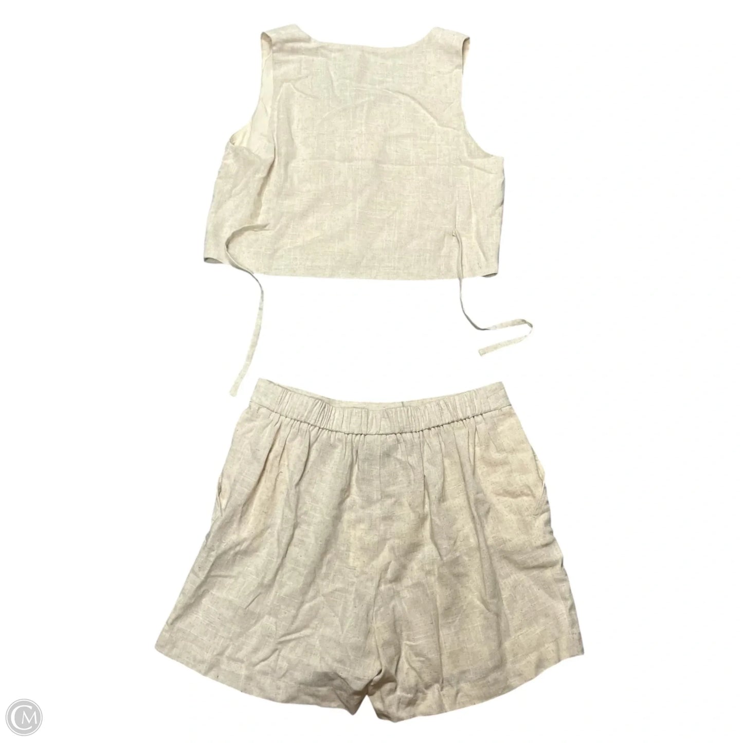 Shorts Set By Lili Sidonio In Tan, Size: L