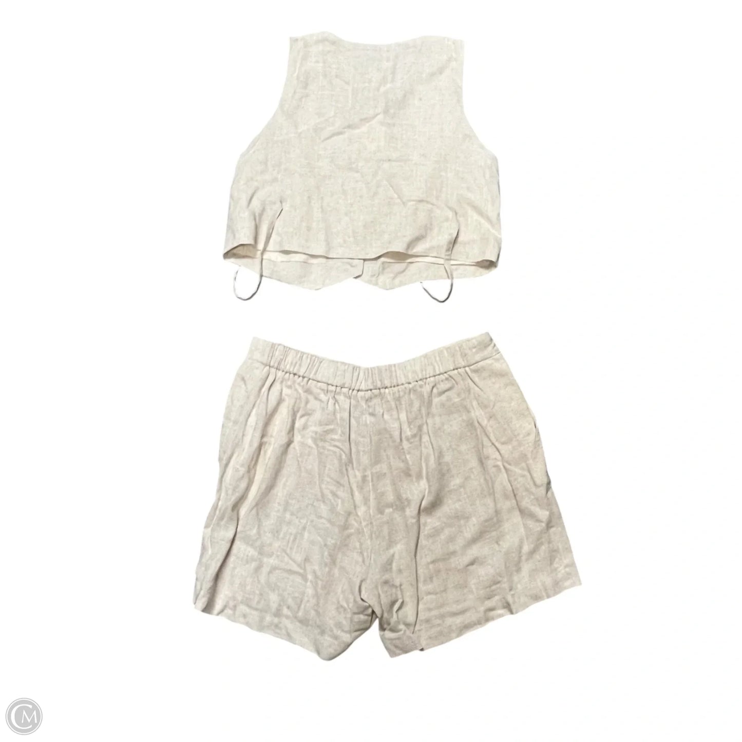 Shorts Set By Lili Sidonio In Tan, Size: Xl