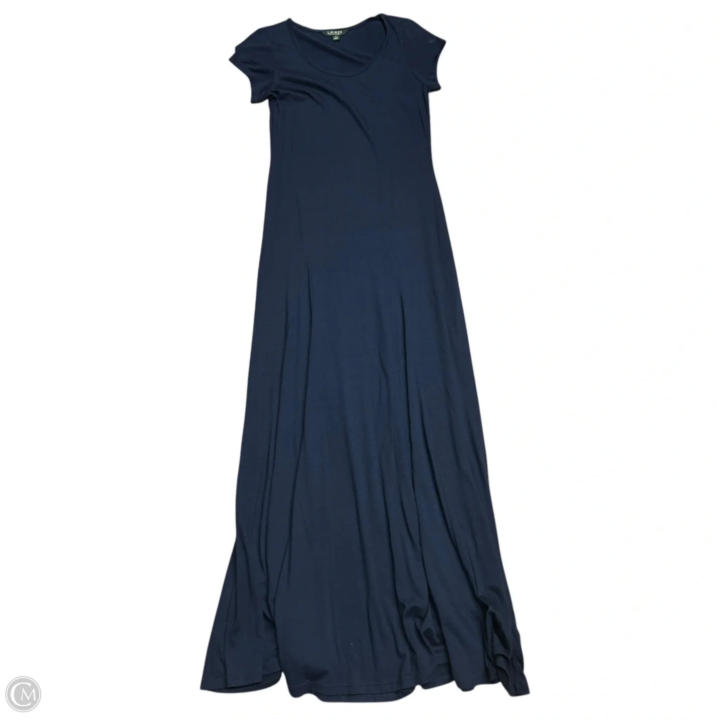 Dress Casual Maxi By Lauren By Ralph Lauren In Navy, Size: M