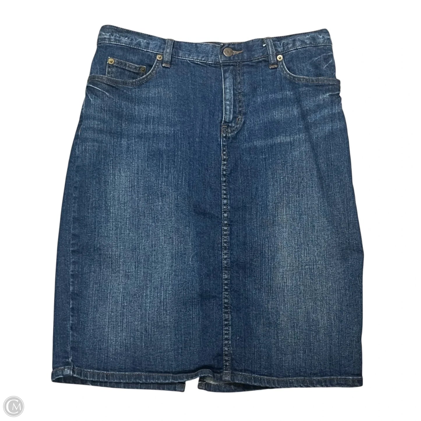 Skirt Midi By Lauren Jeans Co In Blue Denim, Size: 6