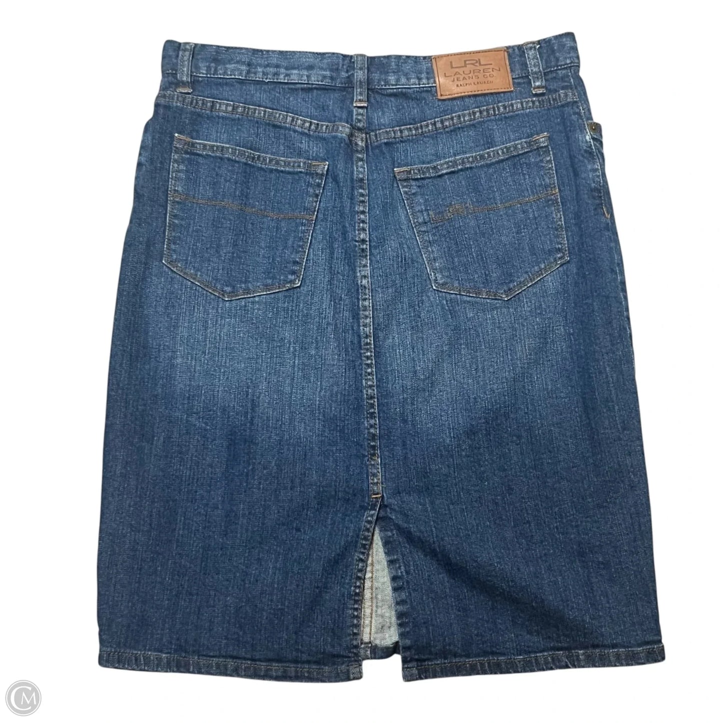 Skirt Midi By Lauren Jeans Co In Blue Denim, Size: 6