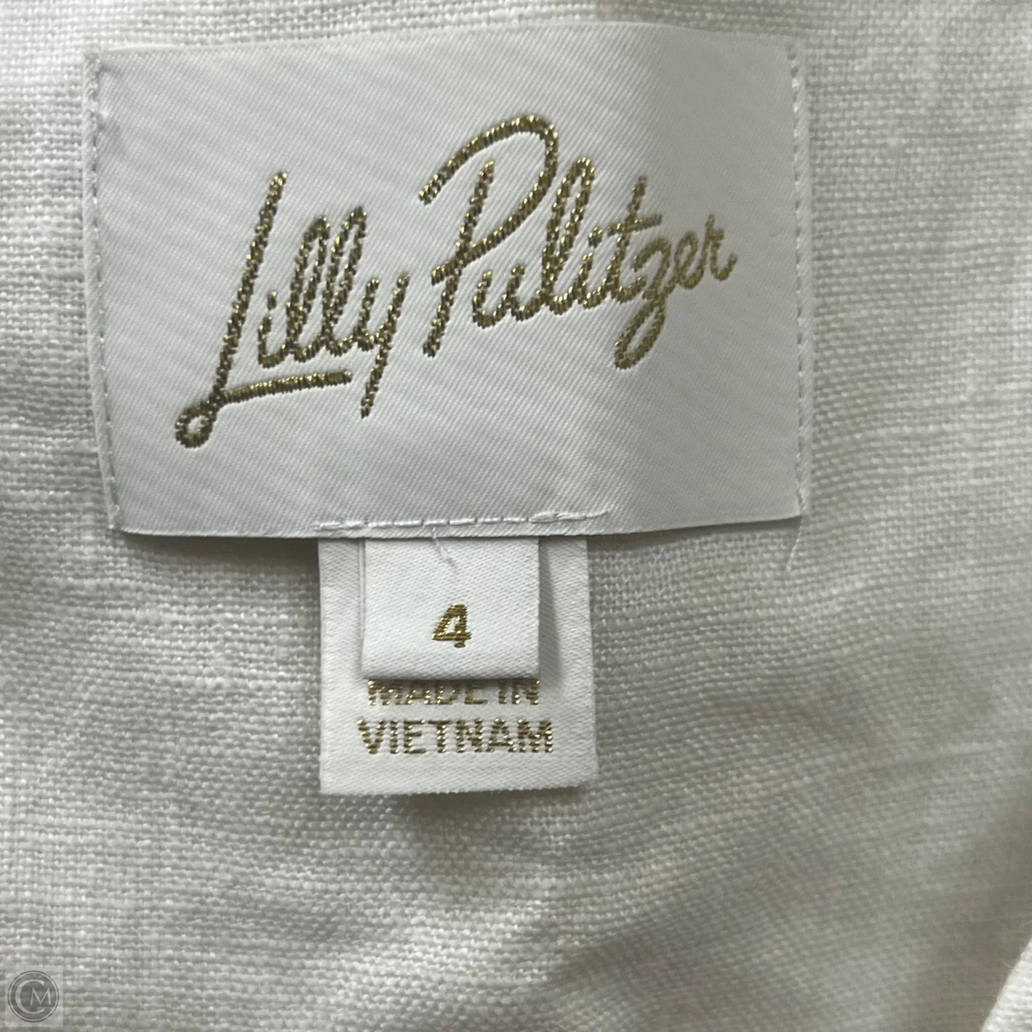 Vest Designer By Lilly Pulitzer In Cream, Size: S