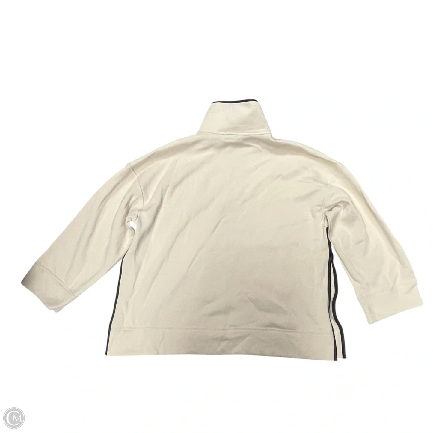 Sweatshirt Crewneck By Polo Ralph Lauren In Brown & Cream, Size: Xs