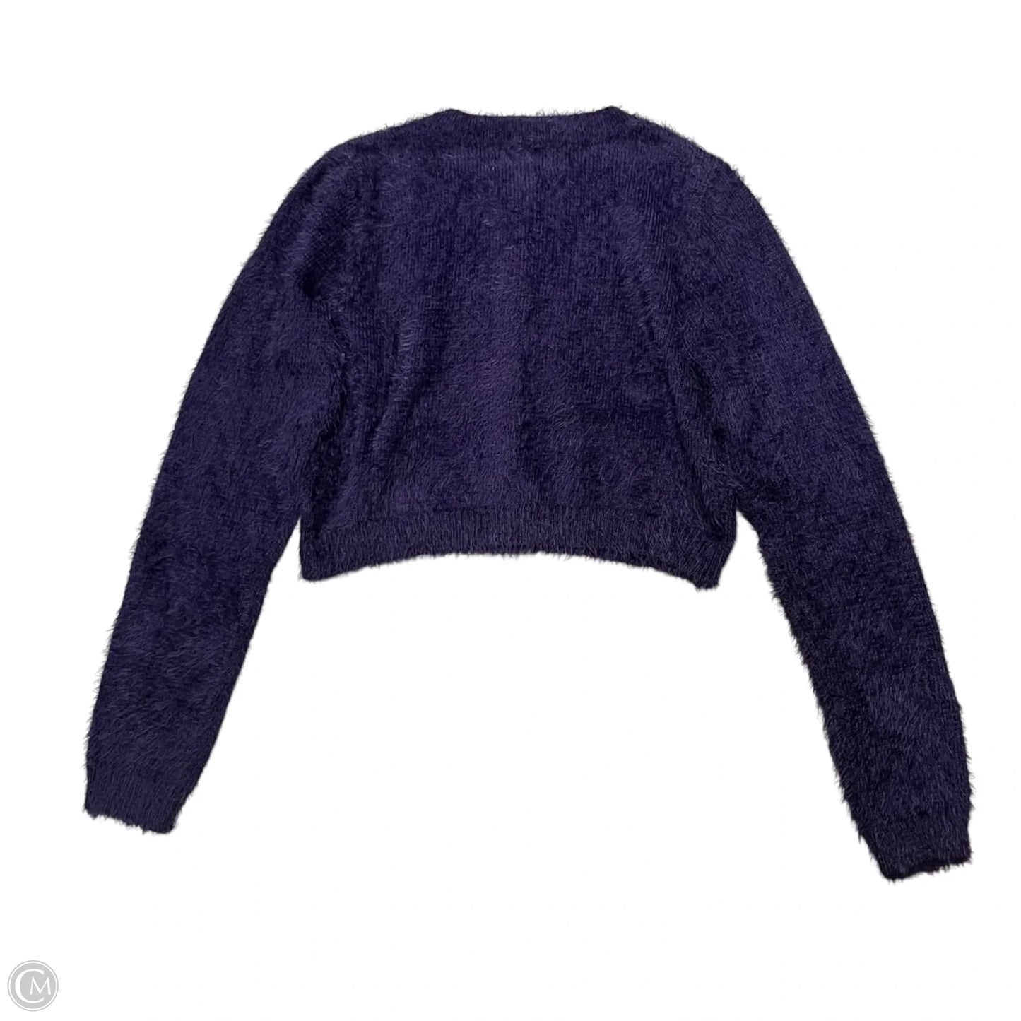 Sweater Cardigan By Industry In Purple, Size: L
