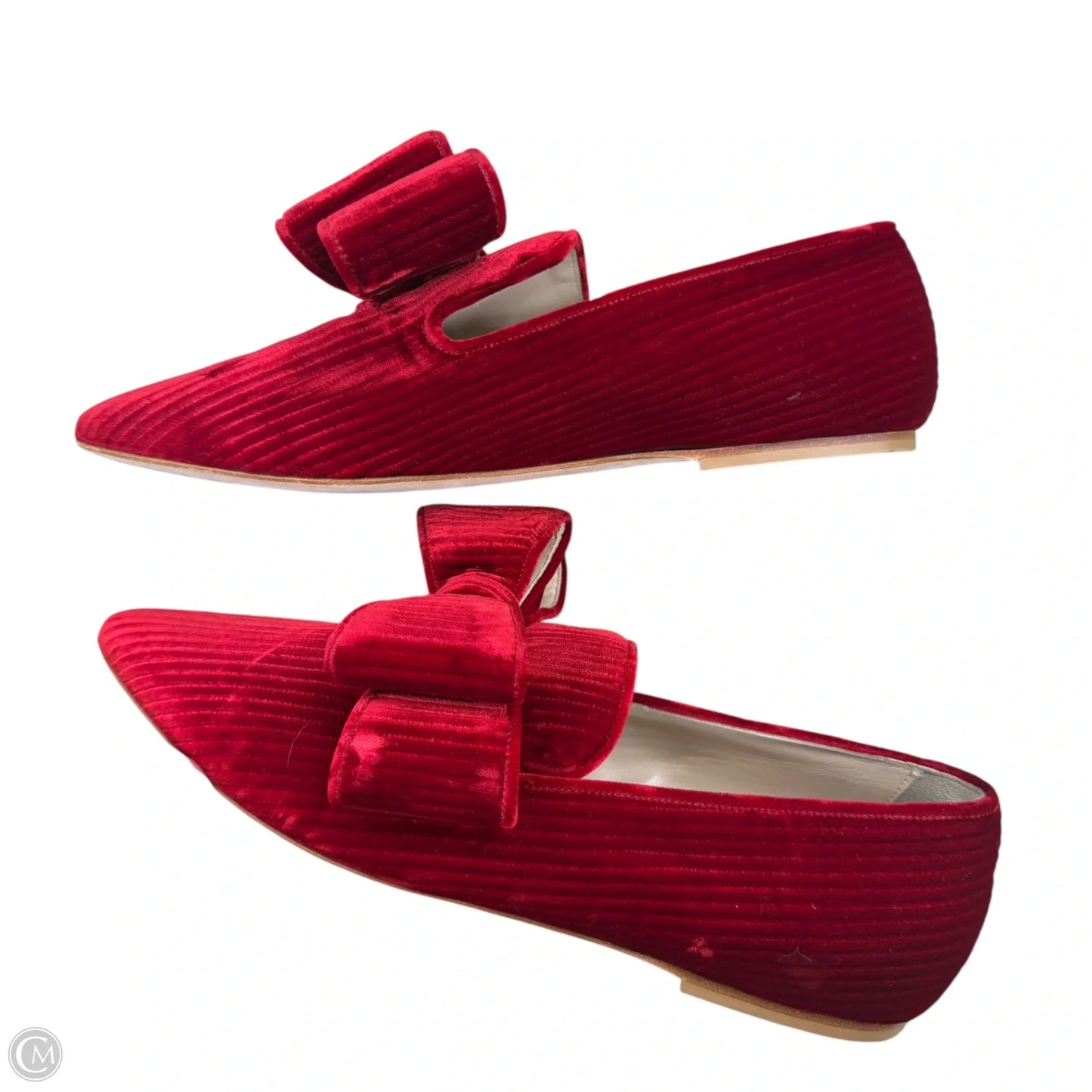 Shoes Flats By Polly Plume In Red, Size: 9.5