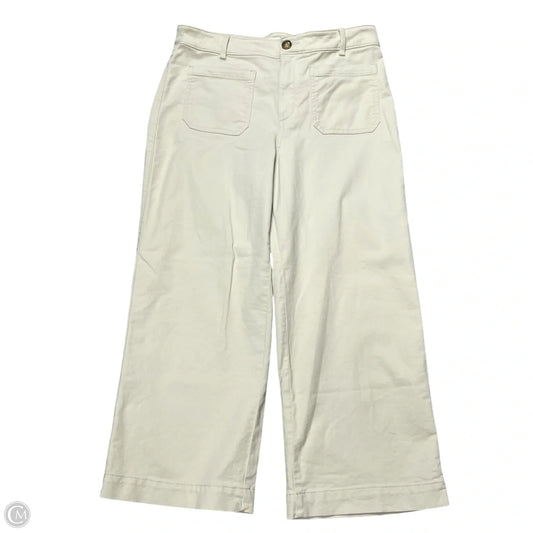 Jeans Wide Leg By Loft In Tan Denim, Size: 12