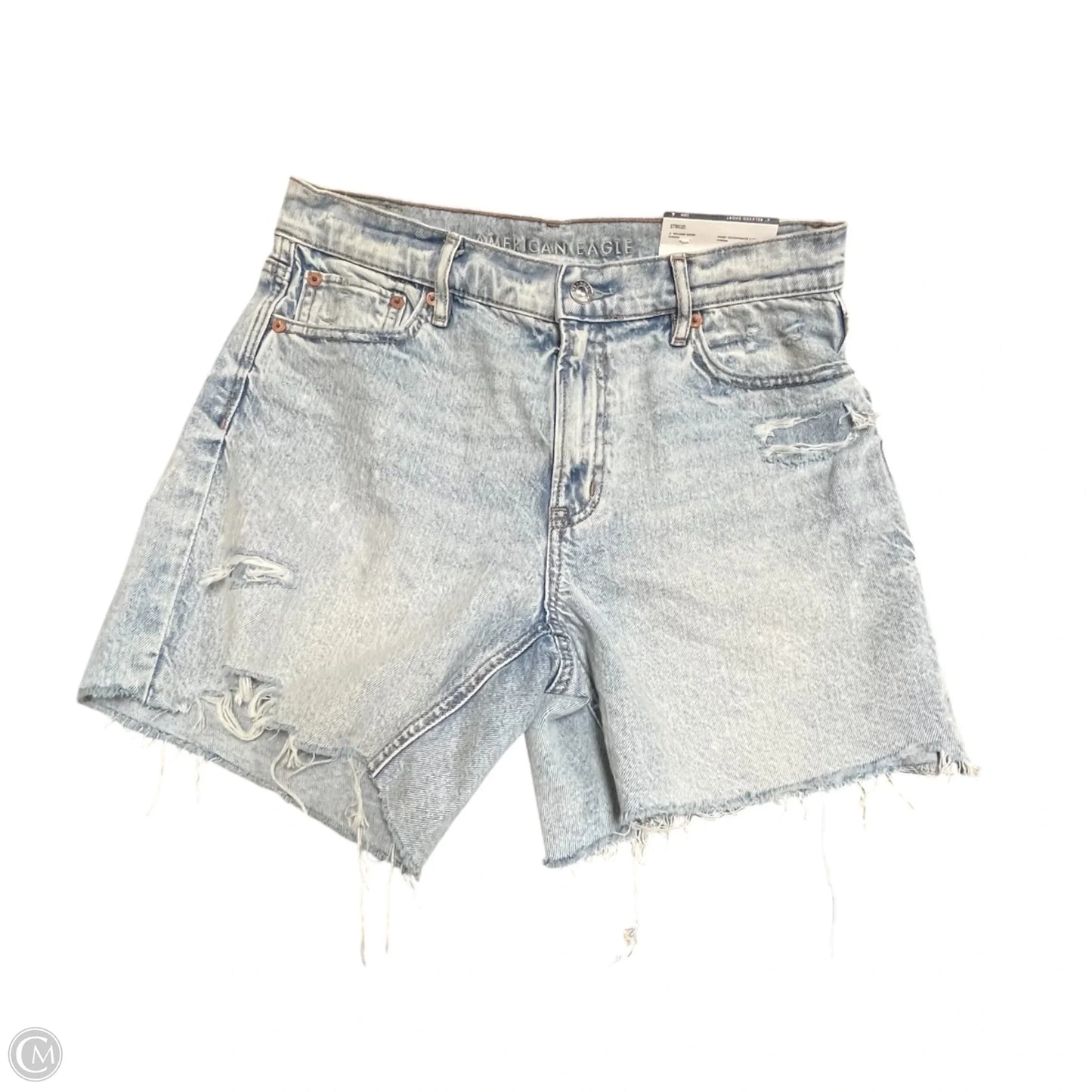Shorts By American Eagle In Blue Denim, Size: 6