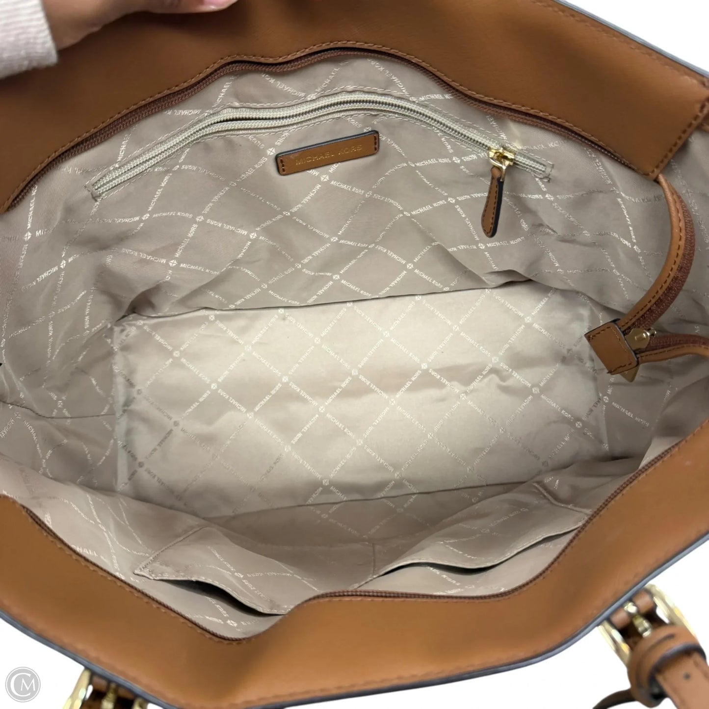 Tote Designer By Michael Kors, Size: Large