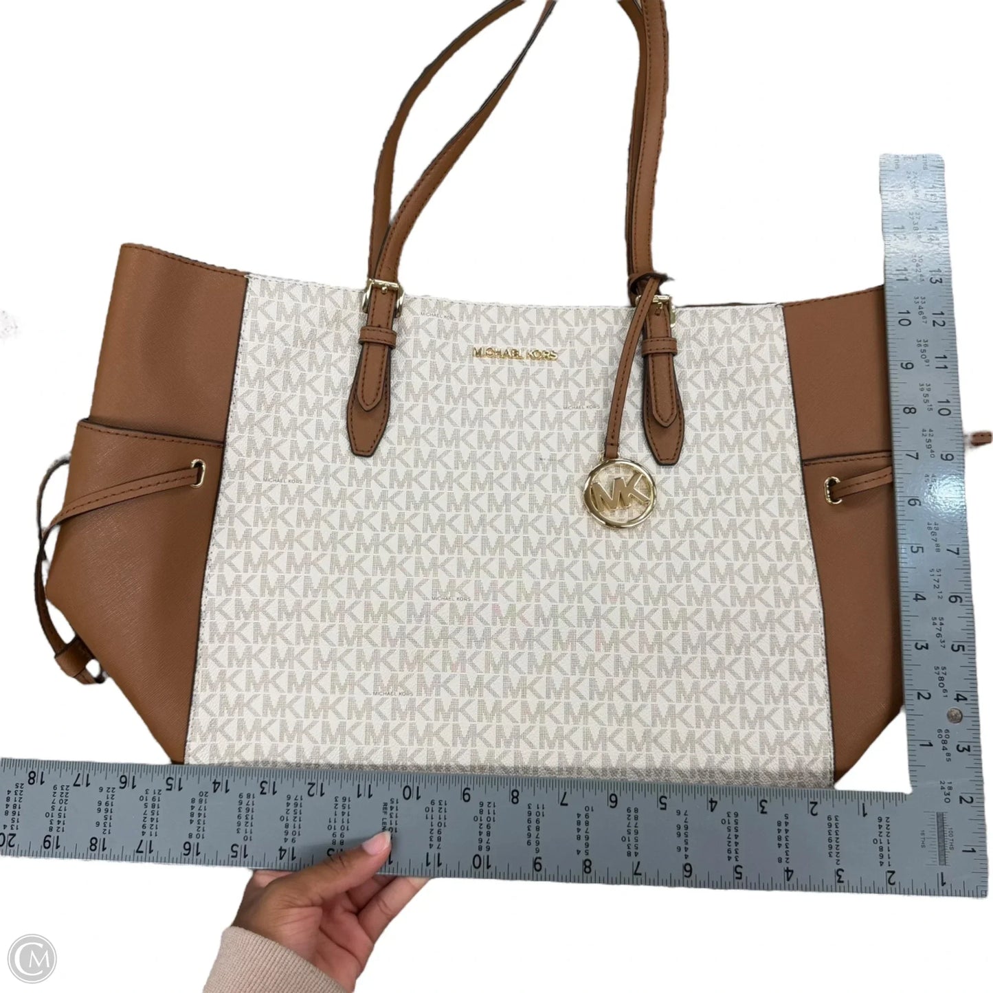 Tote Designer By Michael Kors, Size: Large