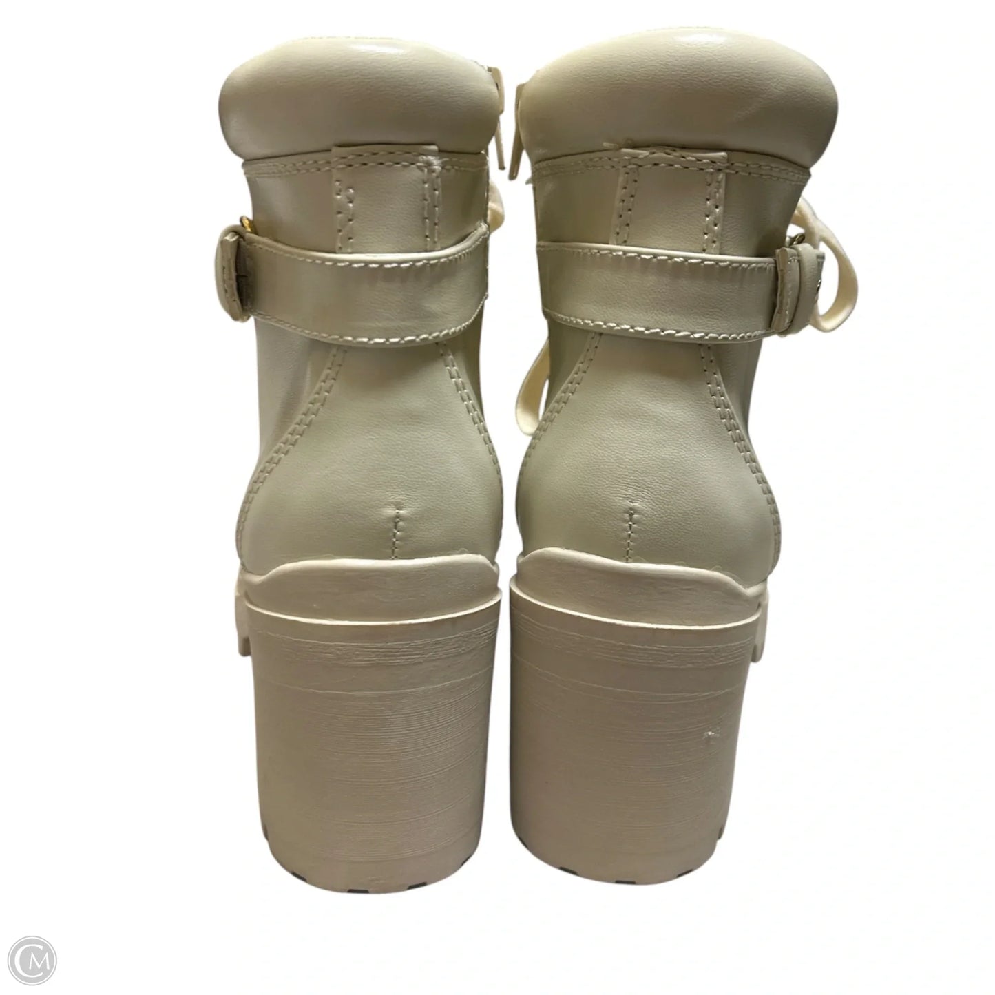 Boots Combat By Wild Pair In Cream, Size: 8.5