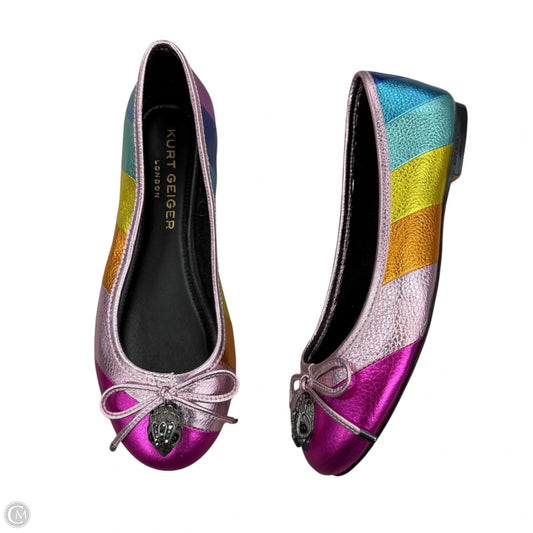 Shoes Designer By Kurt Geiger In Rainbow Print, Size: 5.5