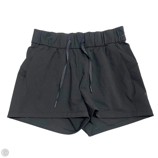 Athletic Shorts By Lululemon In Black, Size: 4