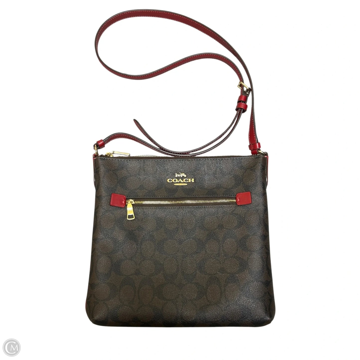 Crossbody Designer By Coach, Size: Medium