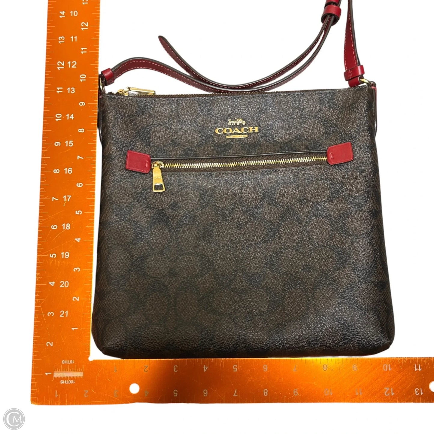 Crossbody Designer By Coach, Size: Medium