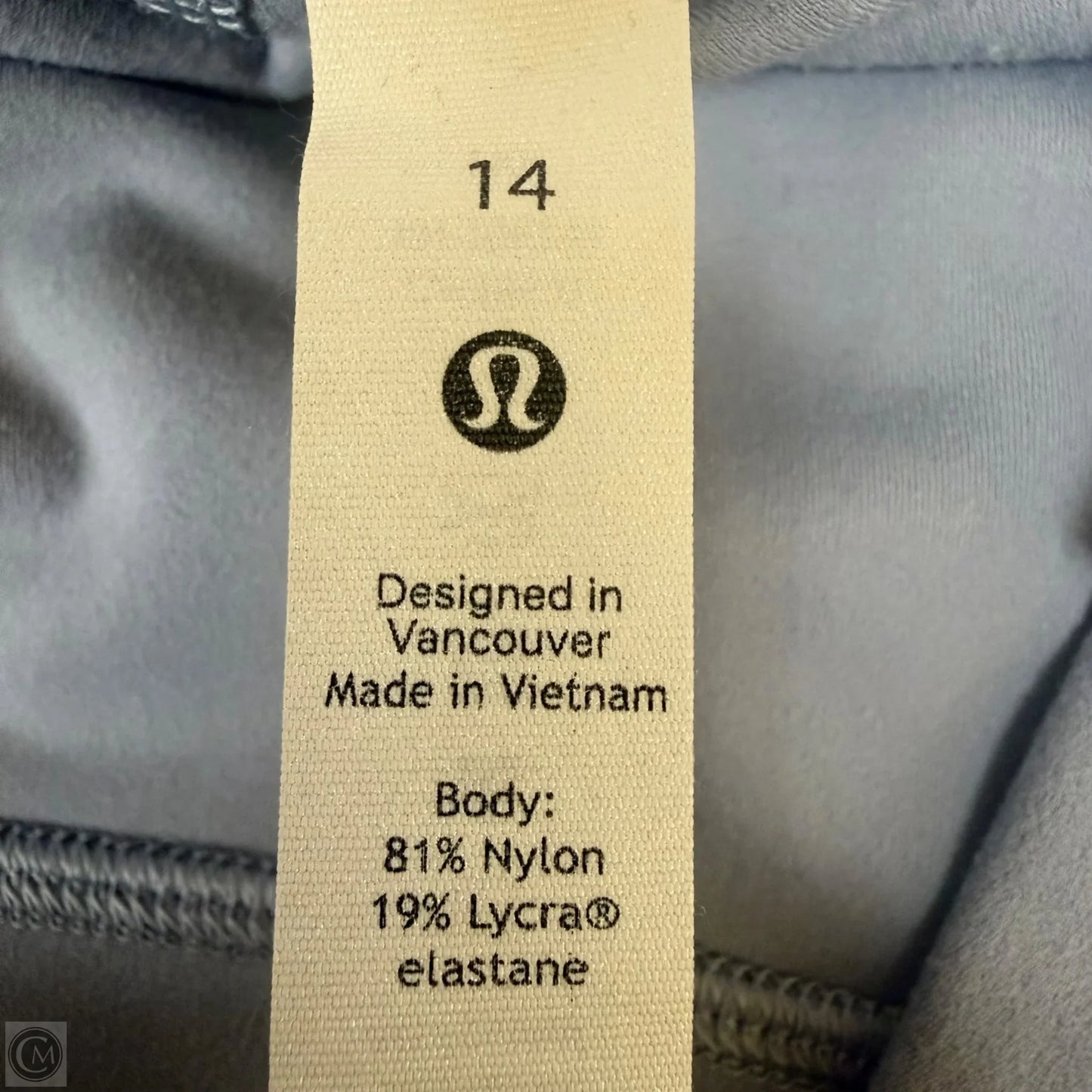 Athletic Leggings By Lululemon In Blue, Size: 14