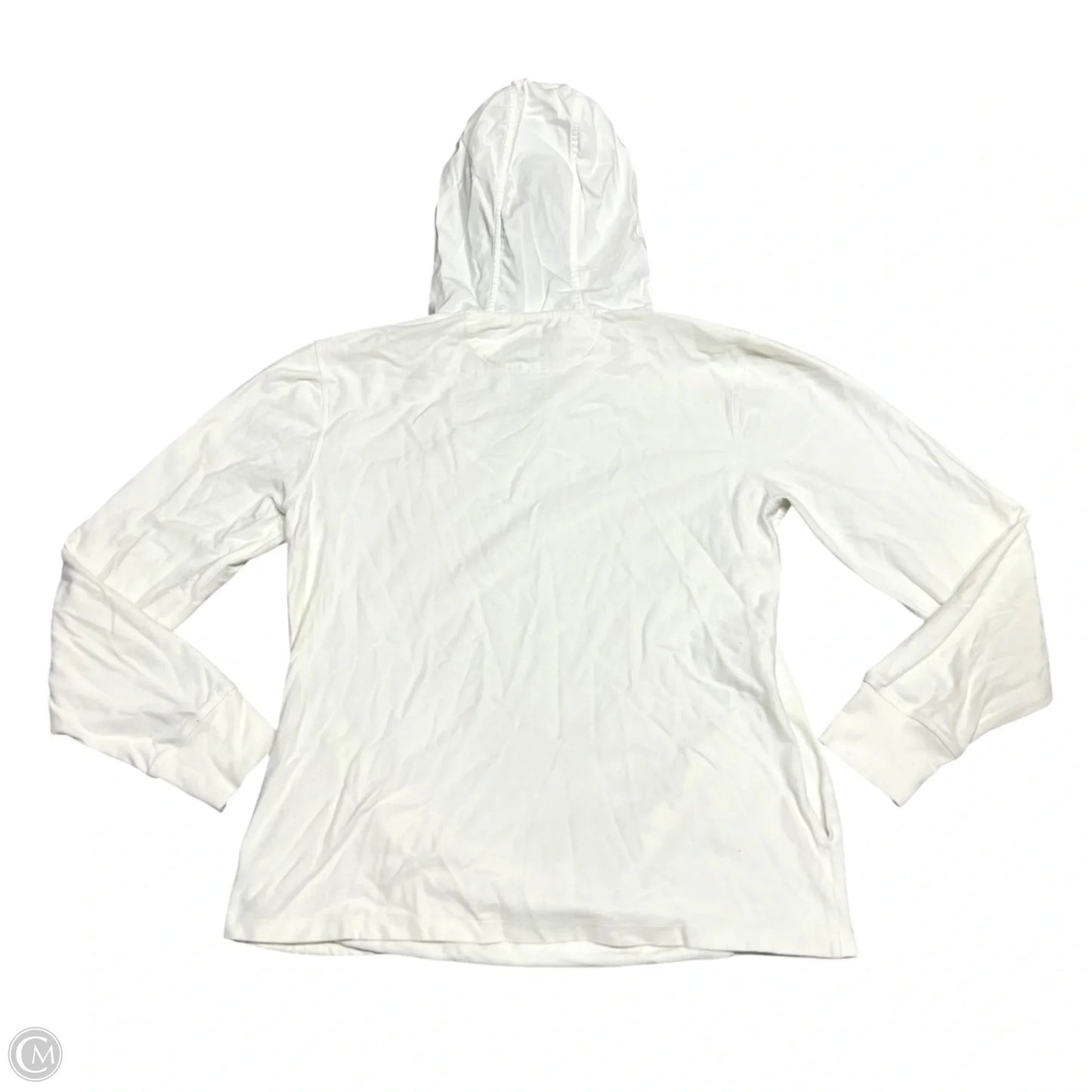 Sweatshirt Hoodie By Lucky Brand In Cream, Size: L