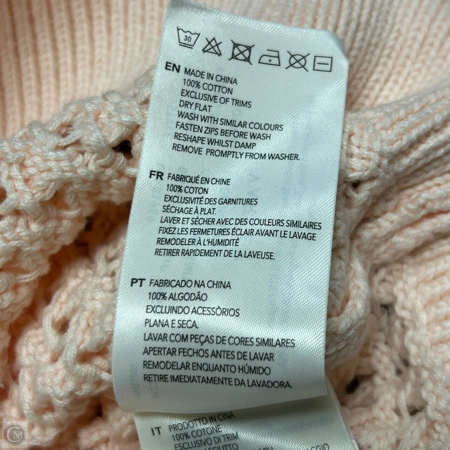 Sweater By Varley In Peach, Size: M