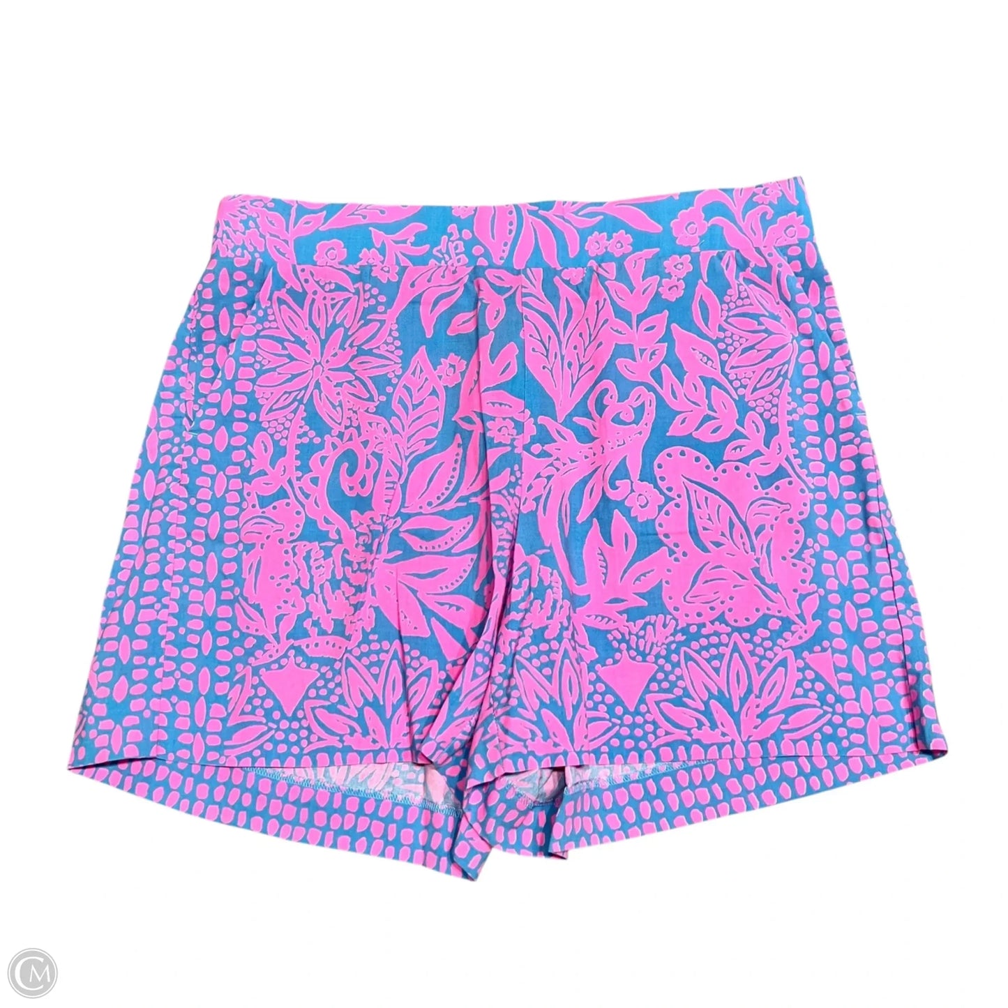 Shorts Designer By Lilly Pulitzer In Blue & Pink, Size: 8