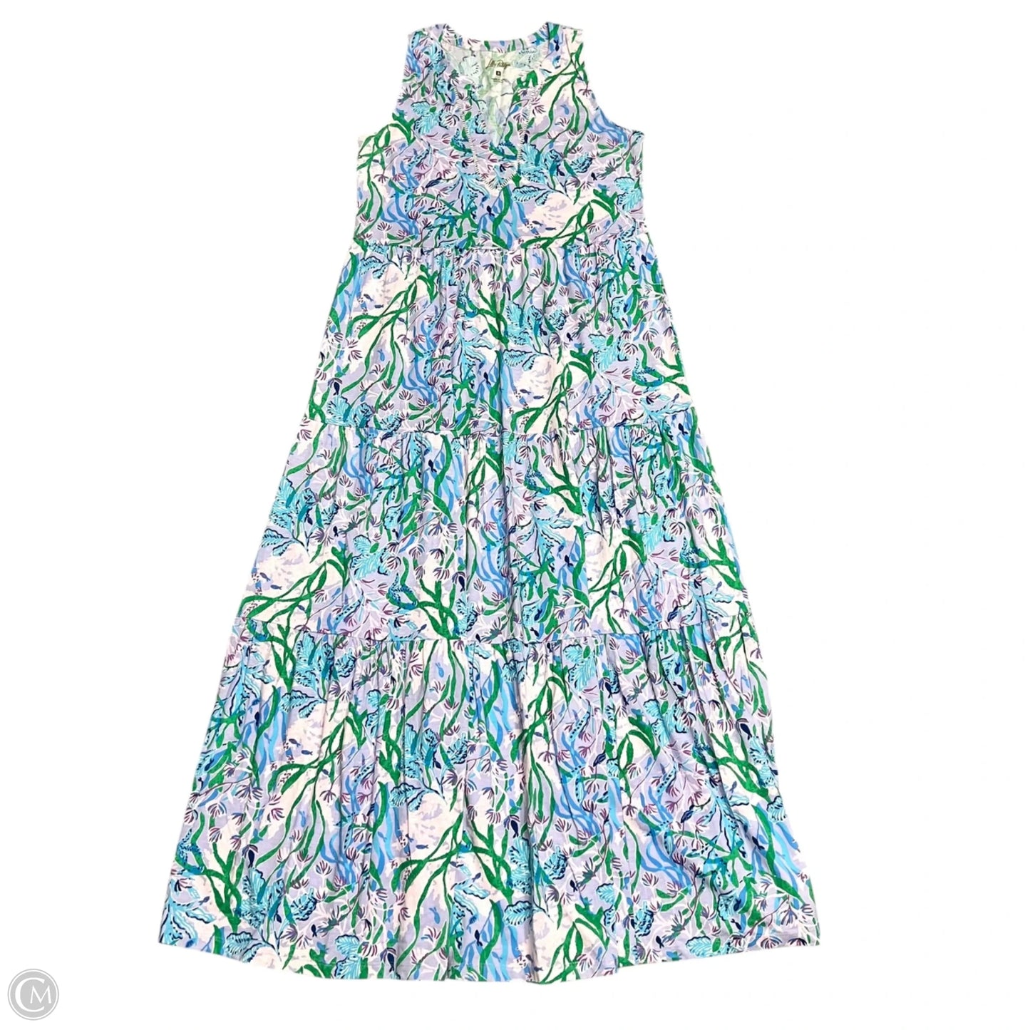 Dress Designer By Lilly Pulitzer In Blue & Purple, Size: S