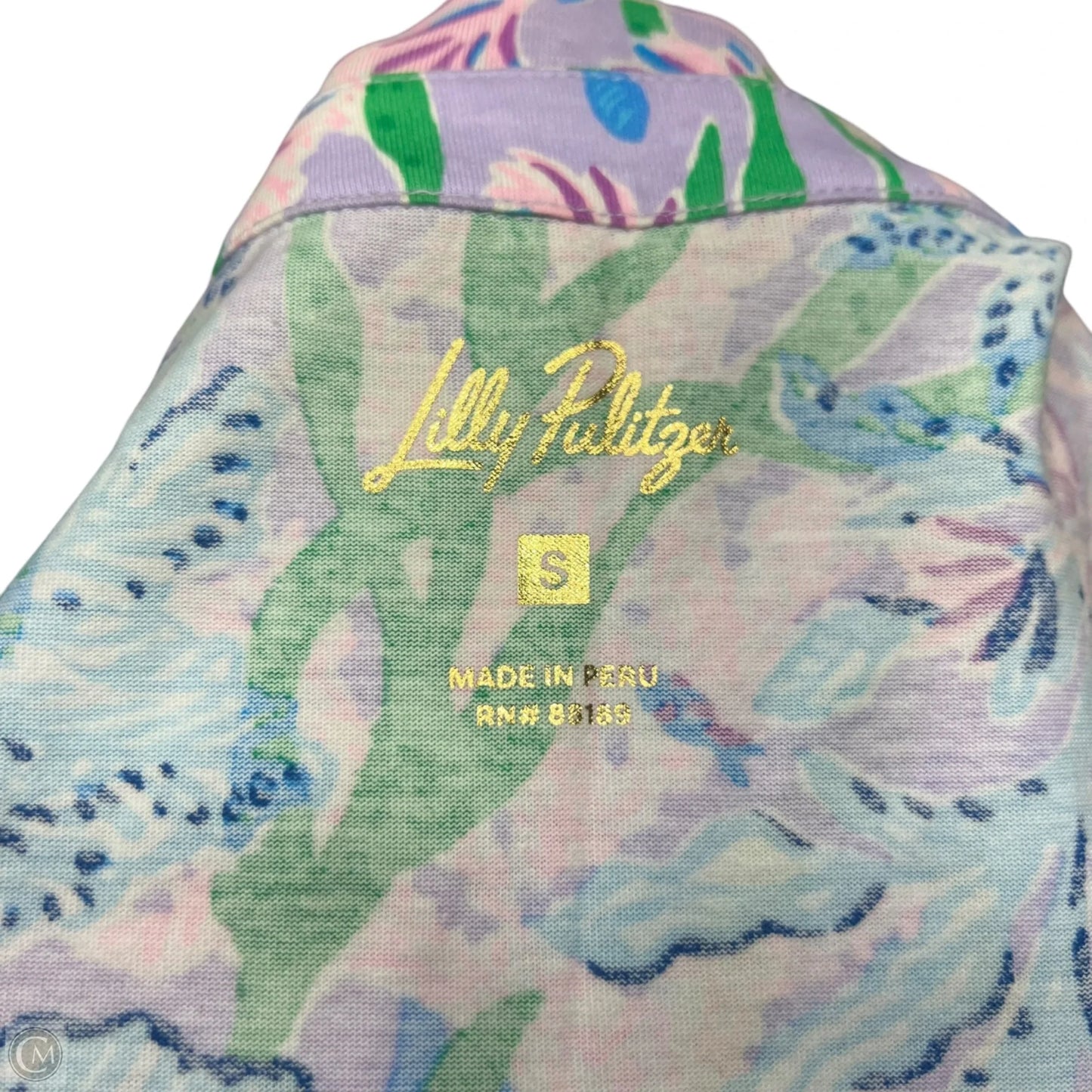 Dress Designer By Lilly Pulitzer In Blue & Purple, Size: S