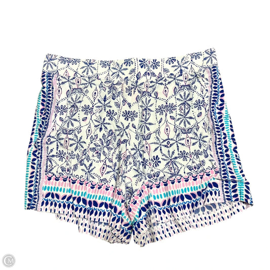 Shorts Designer By Lilly Pulitzer In Blue & White, Size: 8