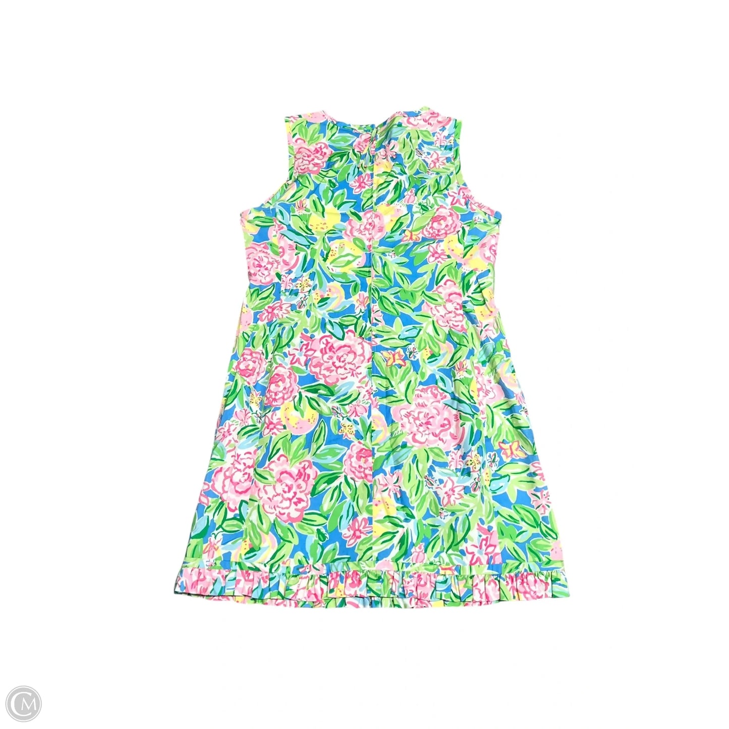 Dress Designer By Lilly Pulitzer In Green & Pink, Size: M