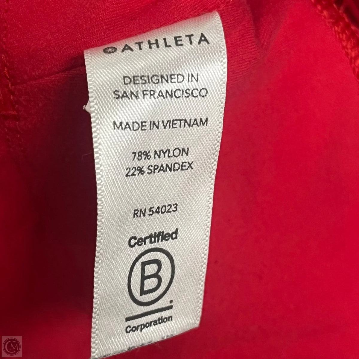 Athletic Leggings By Athleta In Red, Size: Xxs