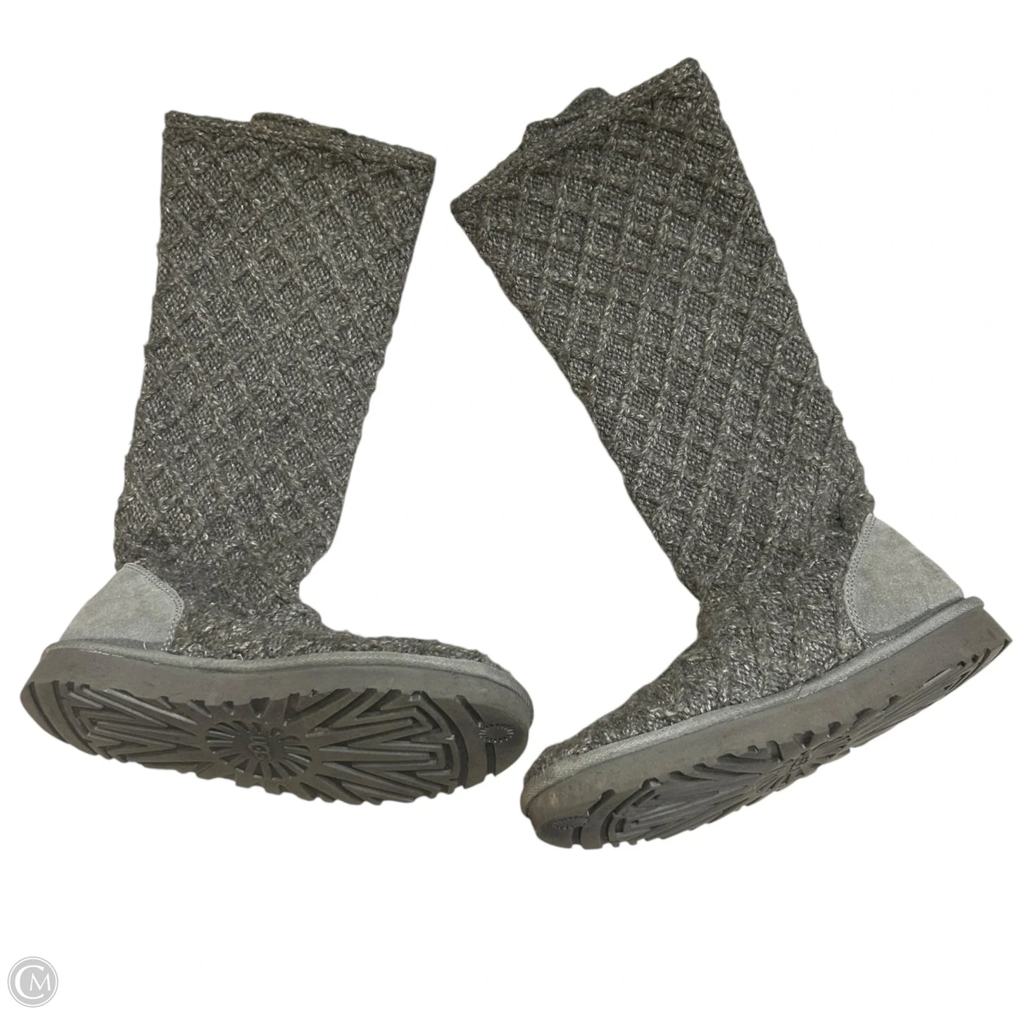 Boots Designer By Ugg In Grey, Size: 10