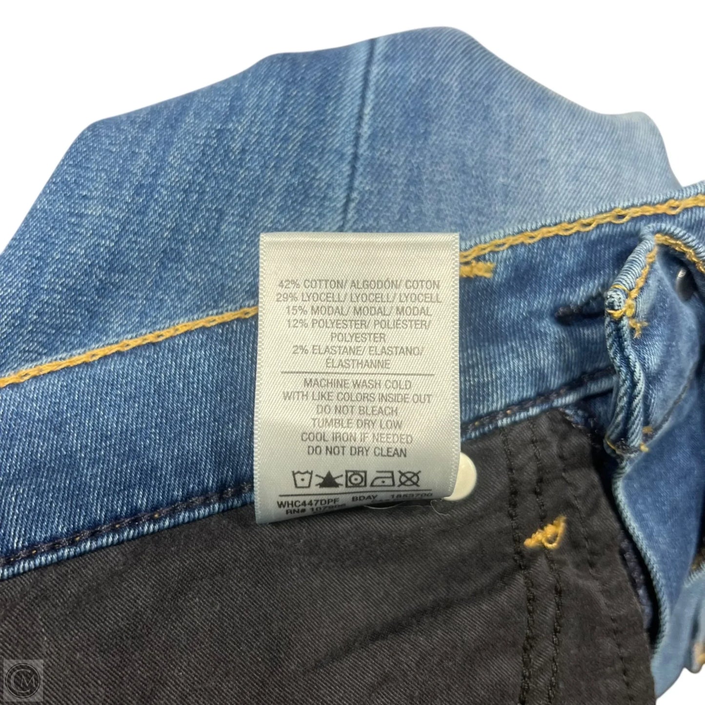 Jeans Skinny By Hudson In Blue Denim, Size: 0