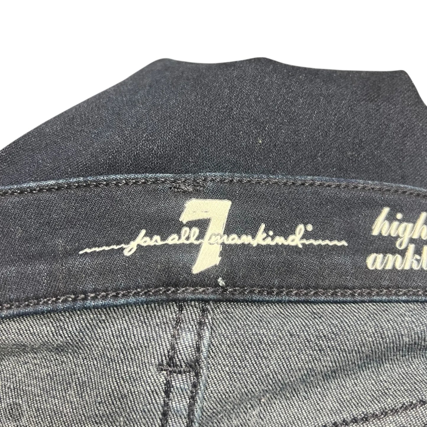 Jeans Skinny By 7 For All Mankind In Blue Denim, Size: 0
