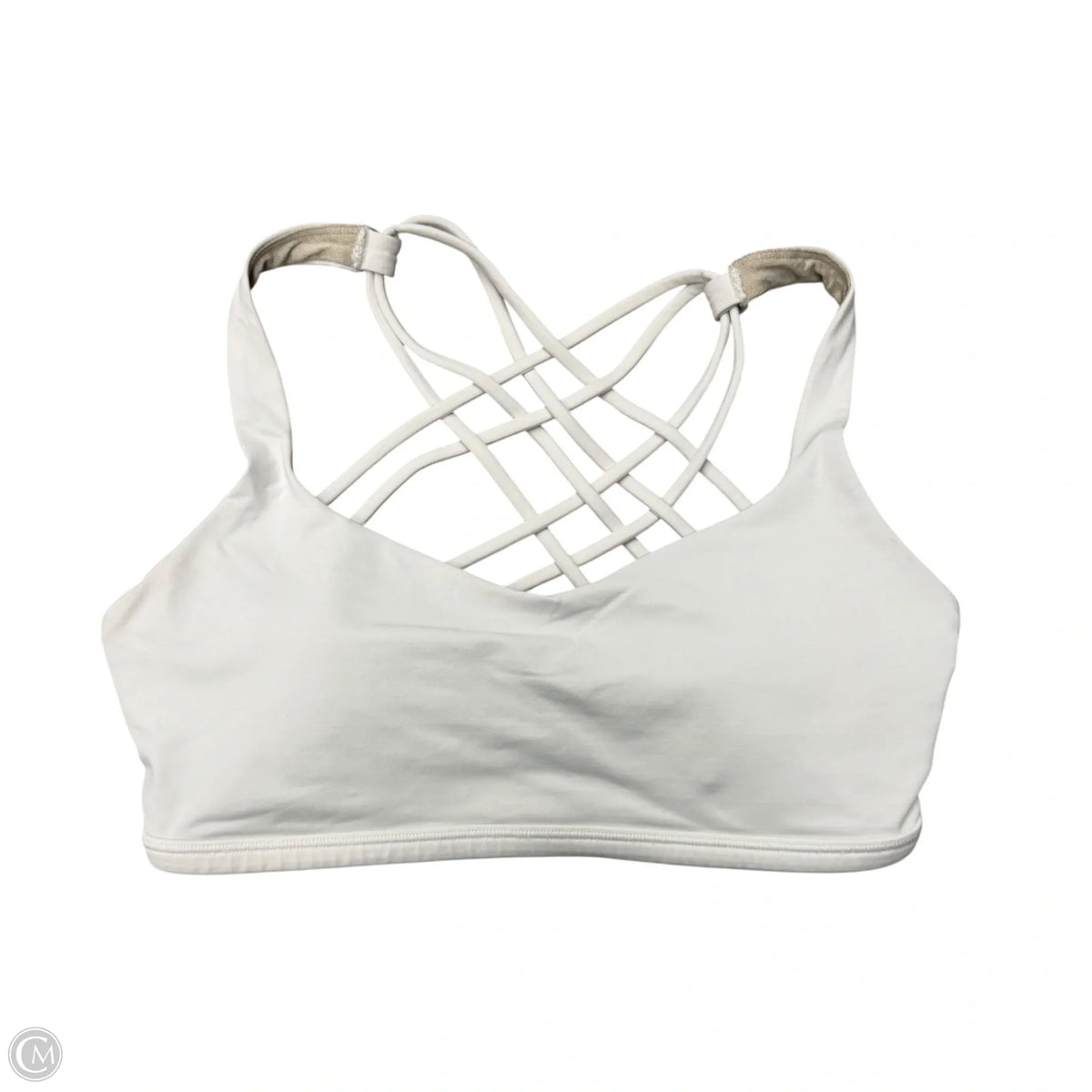 Athletic Bra By Lululemon In White, Size: 6