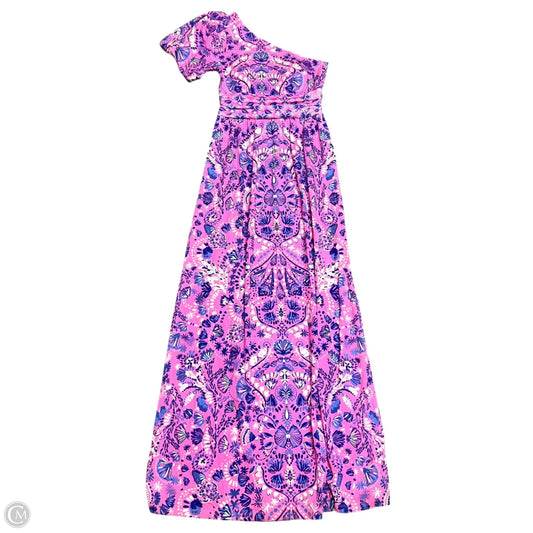 Dress Designer By Lilly Pulitzer In Blue & Pink, Size: Xs