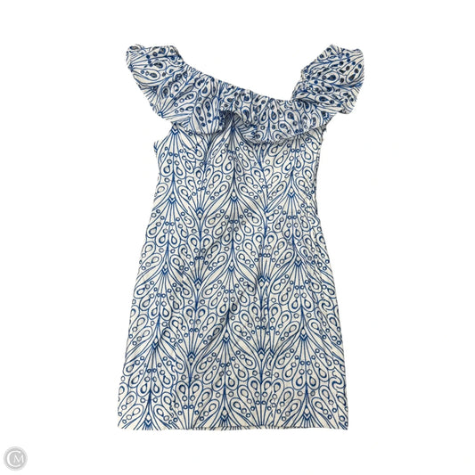 Dress Designer By Lilly Pulitzer In Blue & White, Size: S