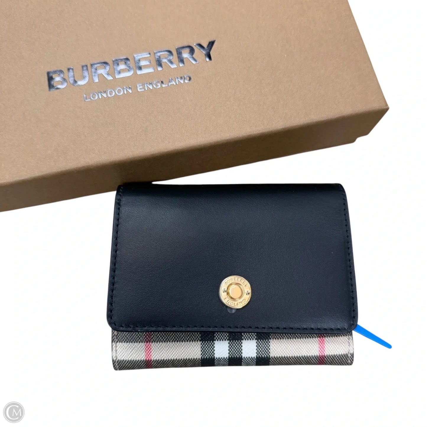 Wallet Luxury Designer By Burberry, Size: Small