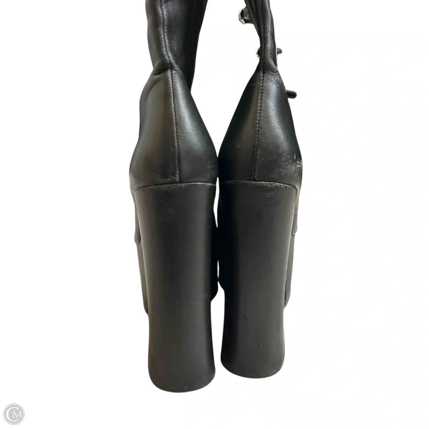 Boots Luxury Designer By Marc Jacobs In Black, Size: 10.5