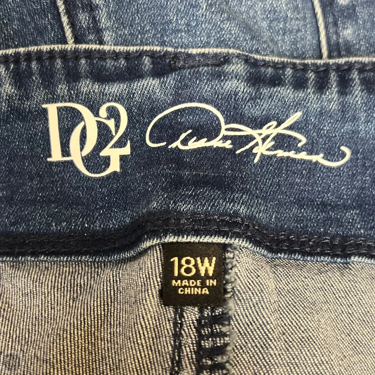 Jeans Boot Cut By Dg2 In Blue Denim, Size: 18