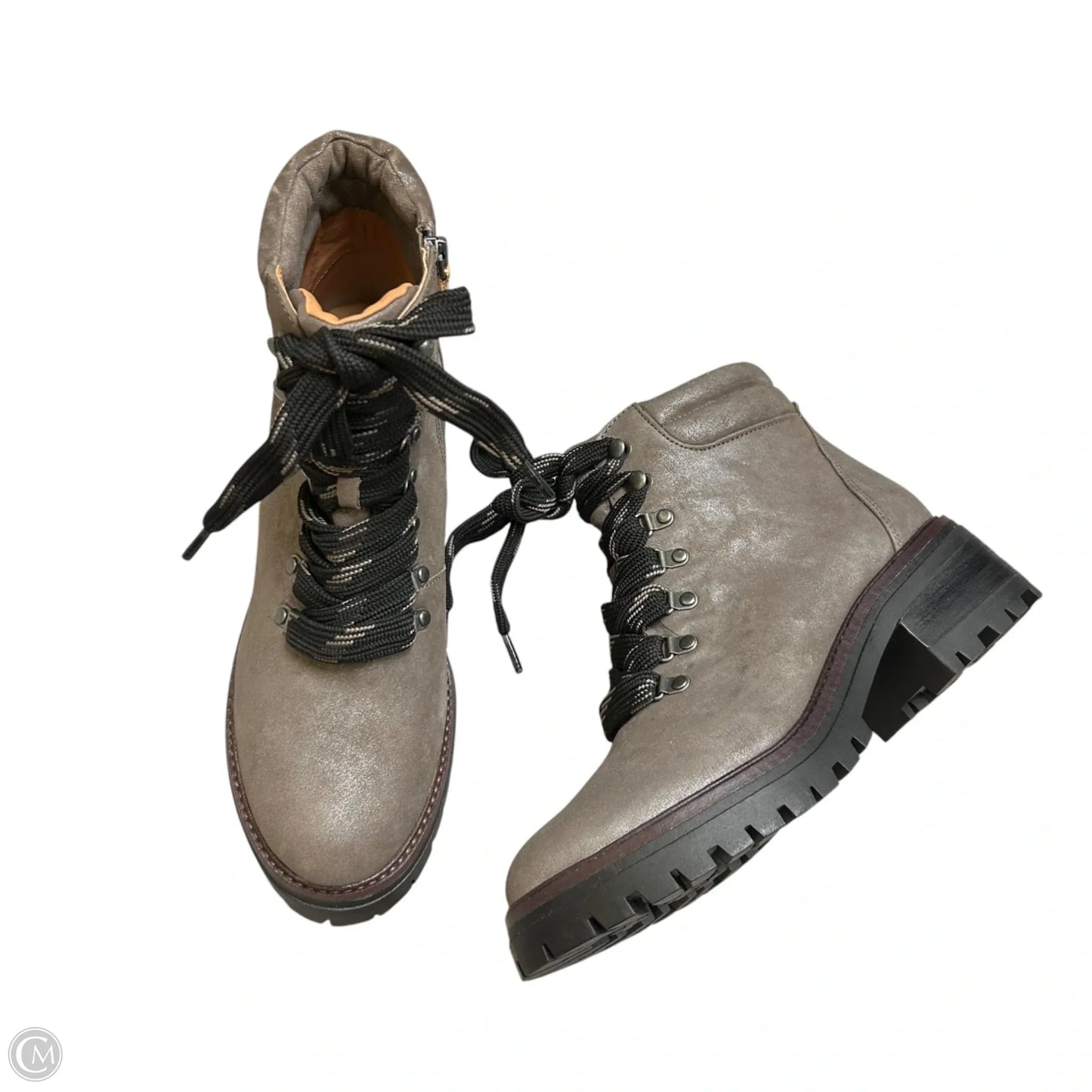Boots Combat By Gentle Souls In Taupe, Size: 10