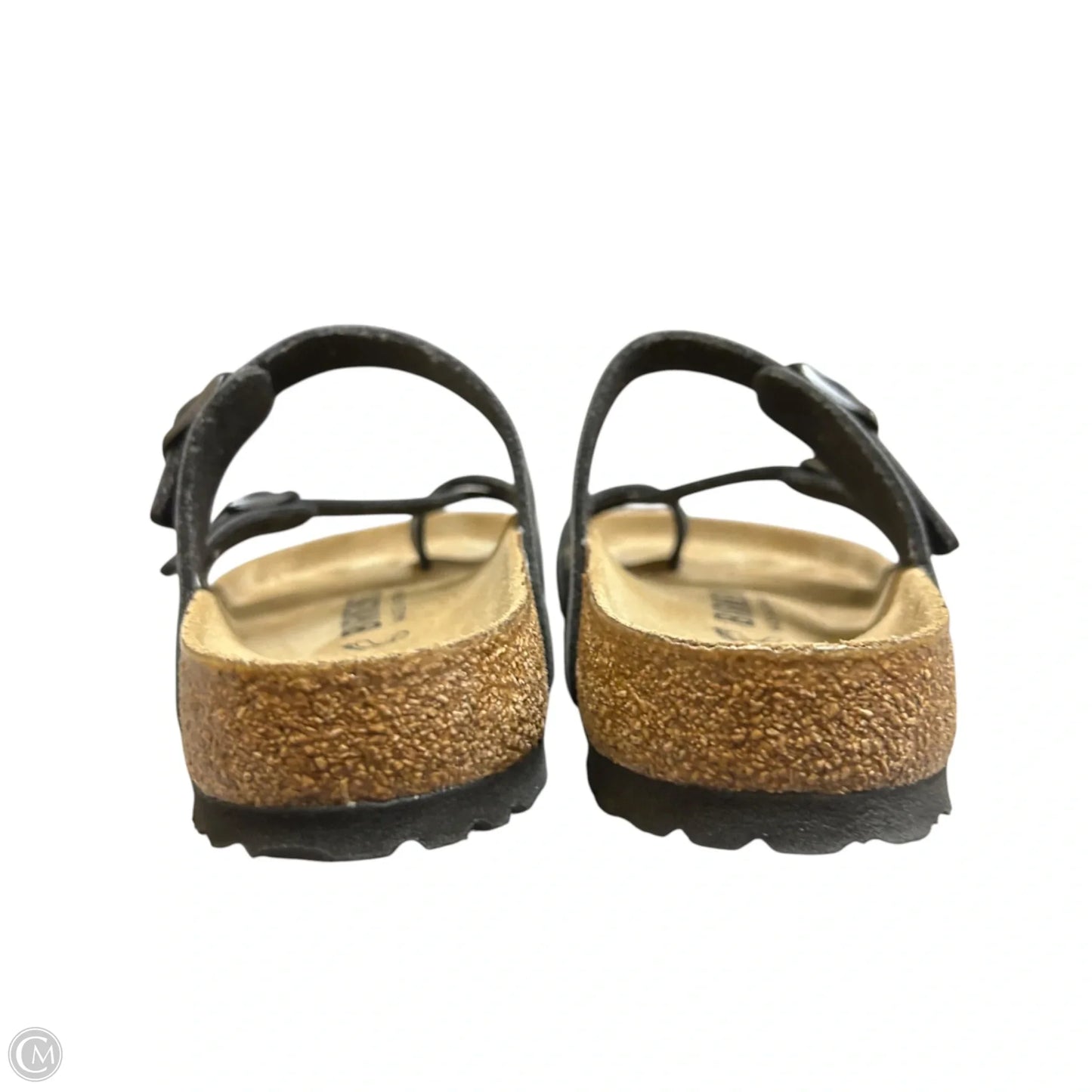 Sandals Flats By Birkenstock In Black, Size: 5.5