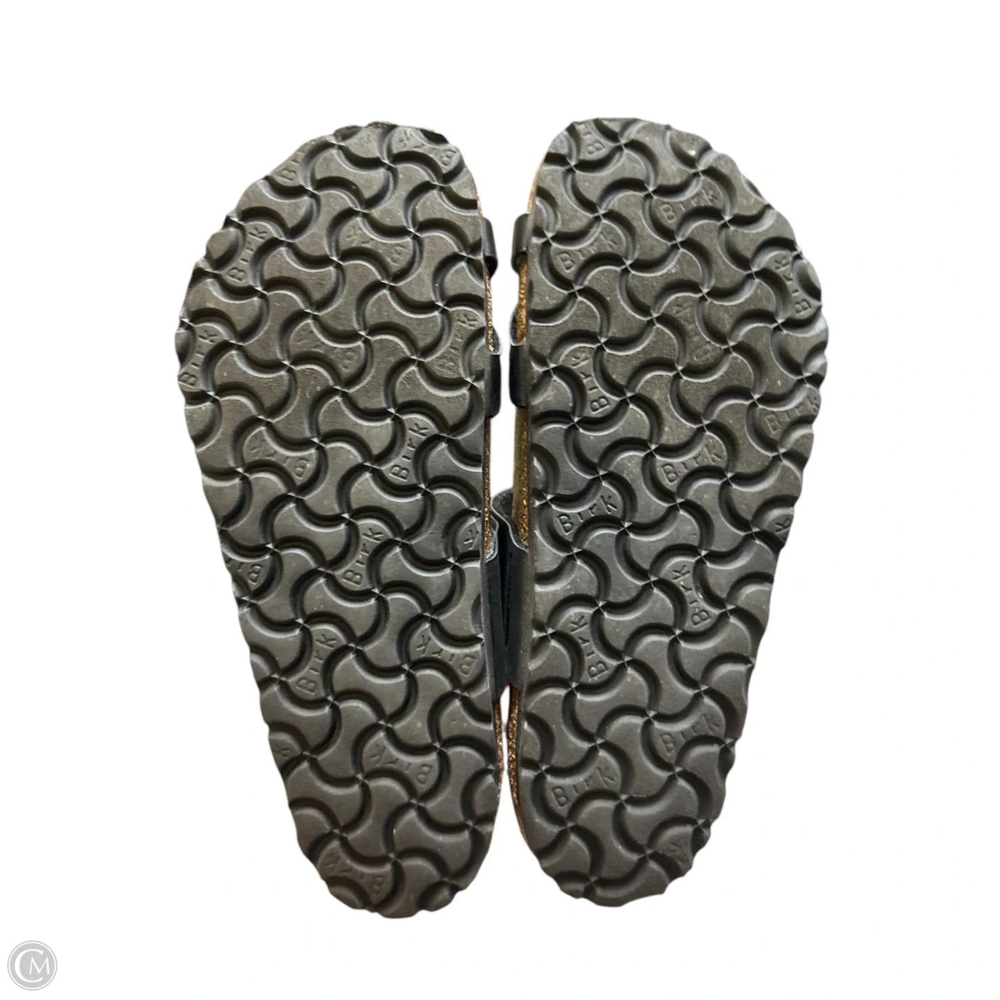 Sandals Flats By Birkenstock In Black, Size: 5.5