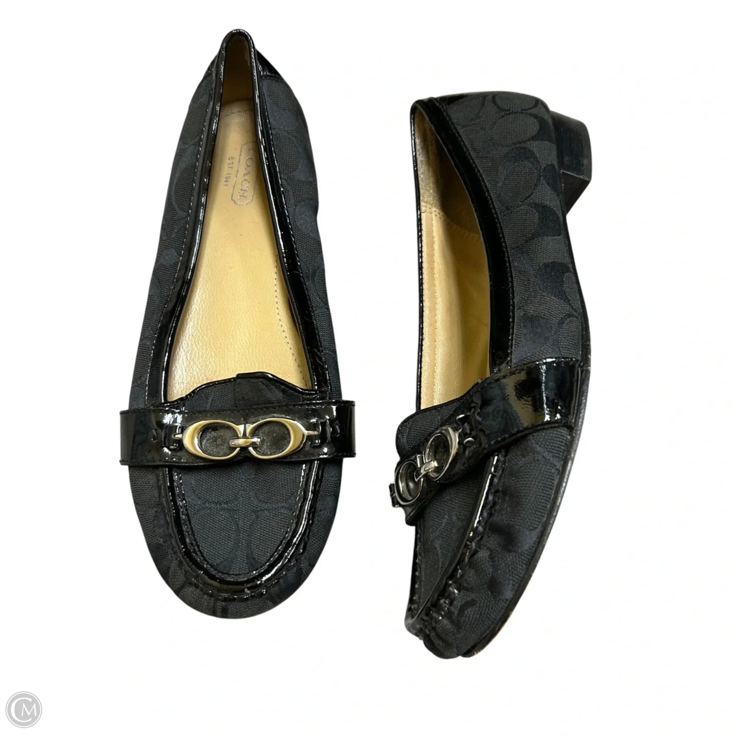 Shoes Designer By Coach In Black, Size: 9.5