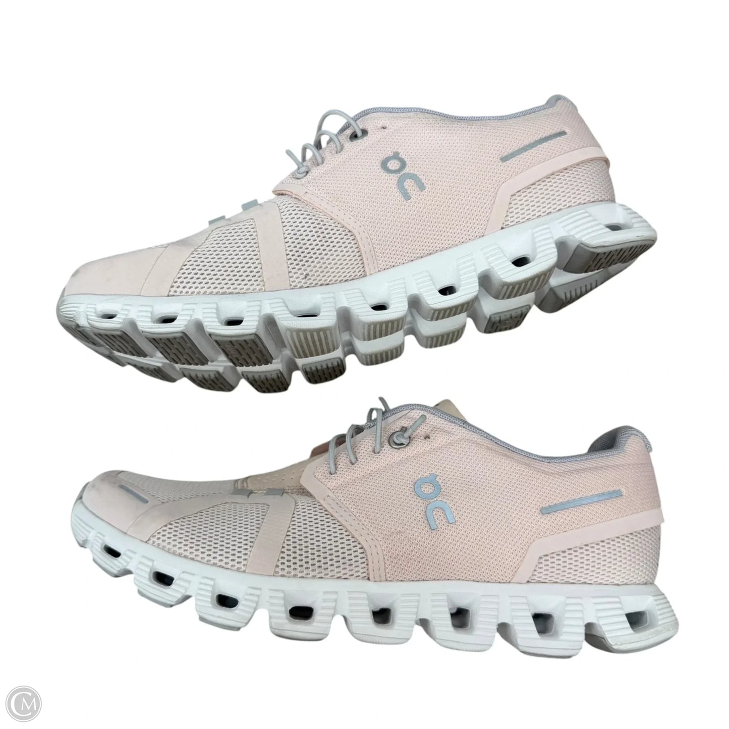 Shoes Athletic By On Cloud In Grey & Pink, Size: 9