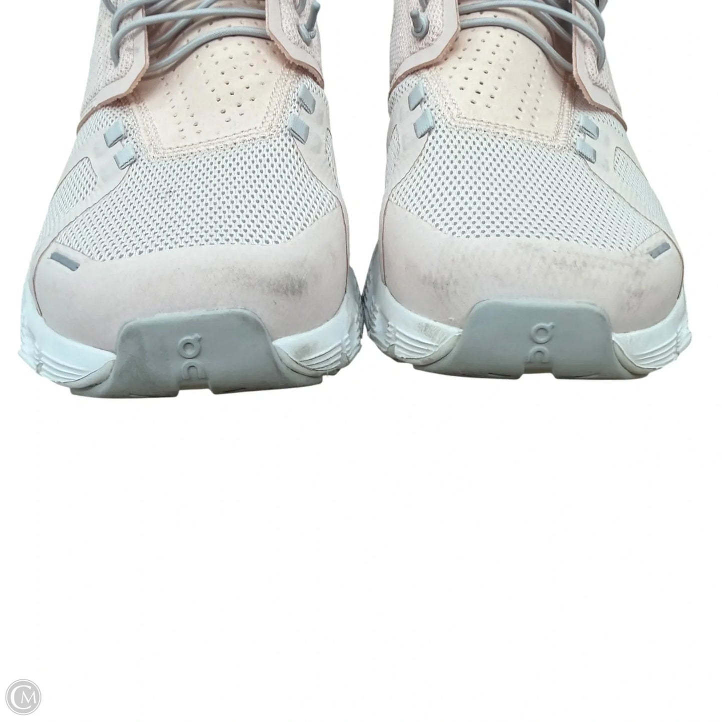 Shoes Athletic By On Cloud In Grey & Pink, Size: 9